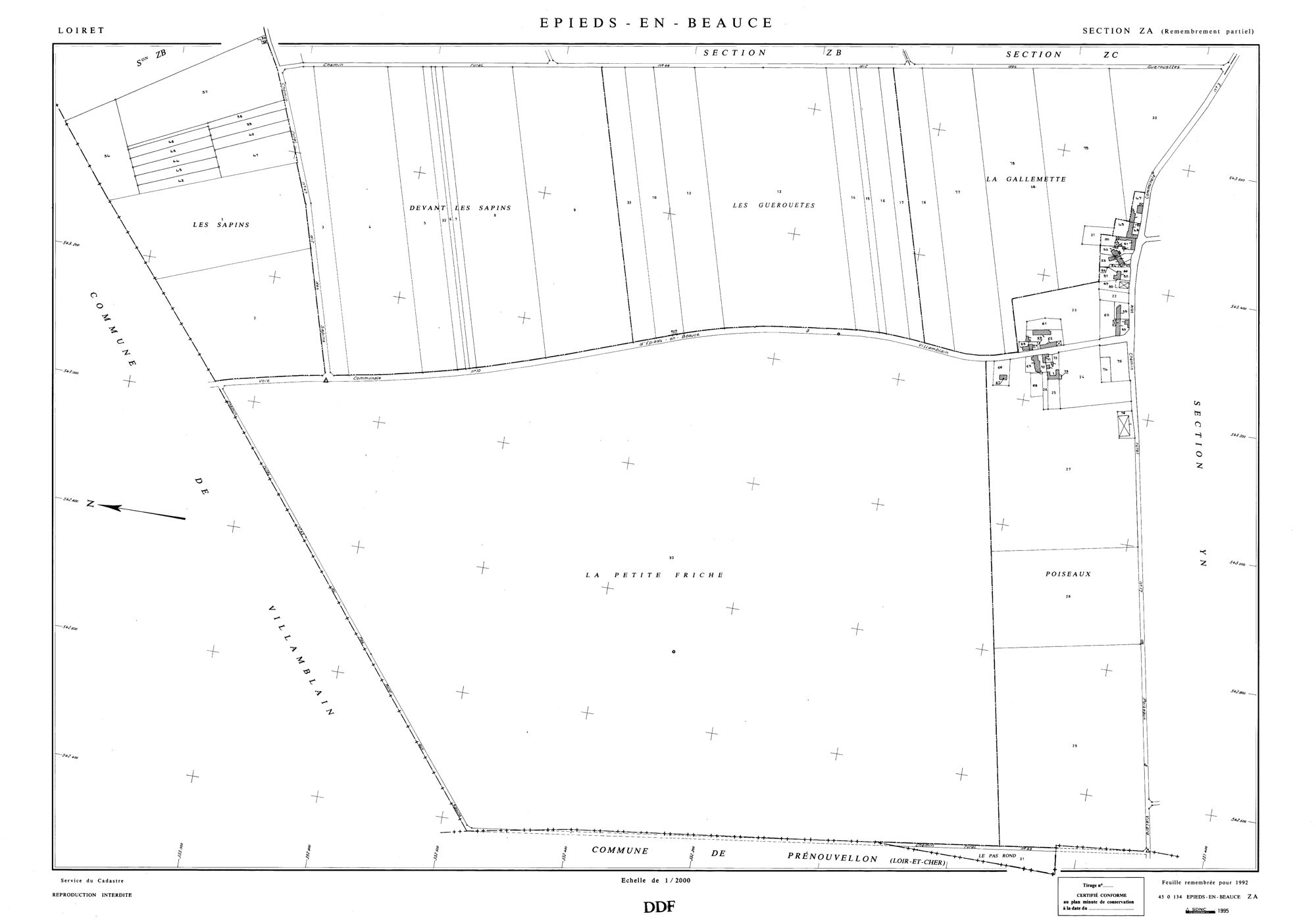 Epieds-en-Beauce - Sections