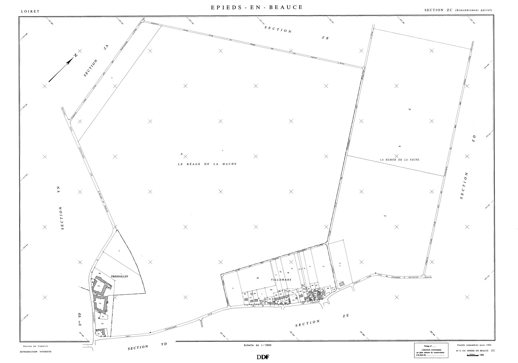 Epieds-en-Beauce - Sections