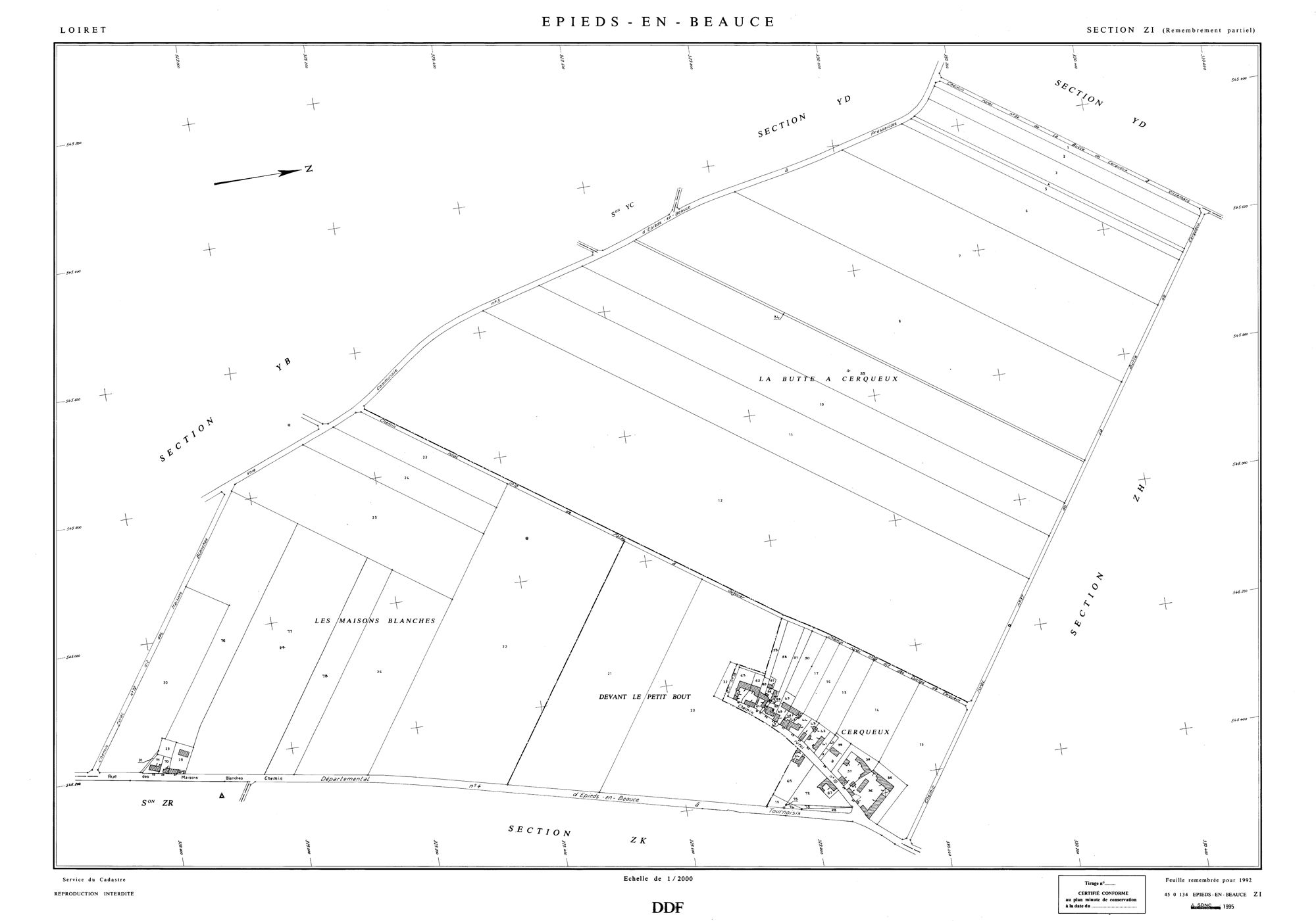 Epieds-en-Beauce - Sections