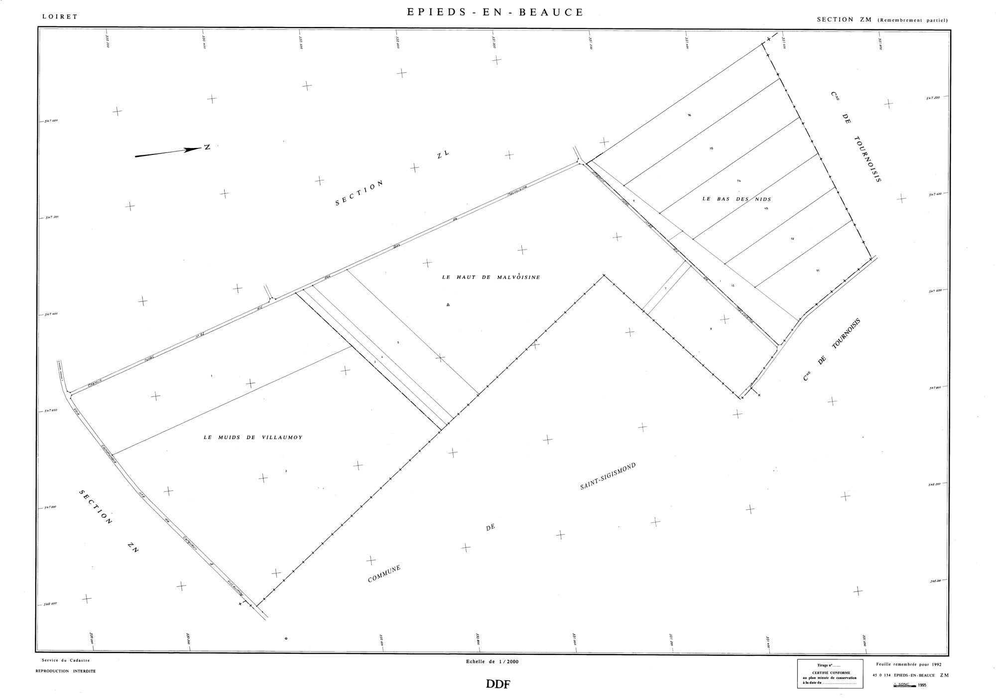 Epieds-en-Beauce - Sections