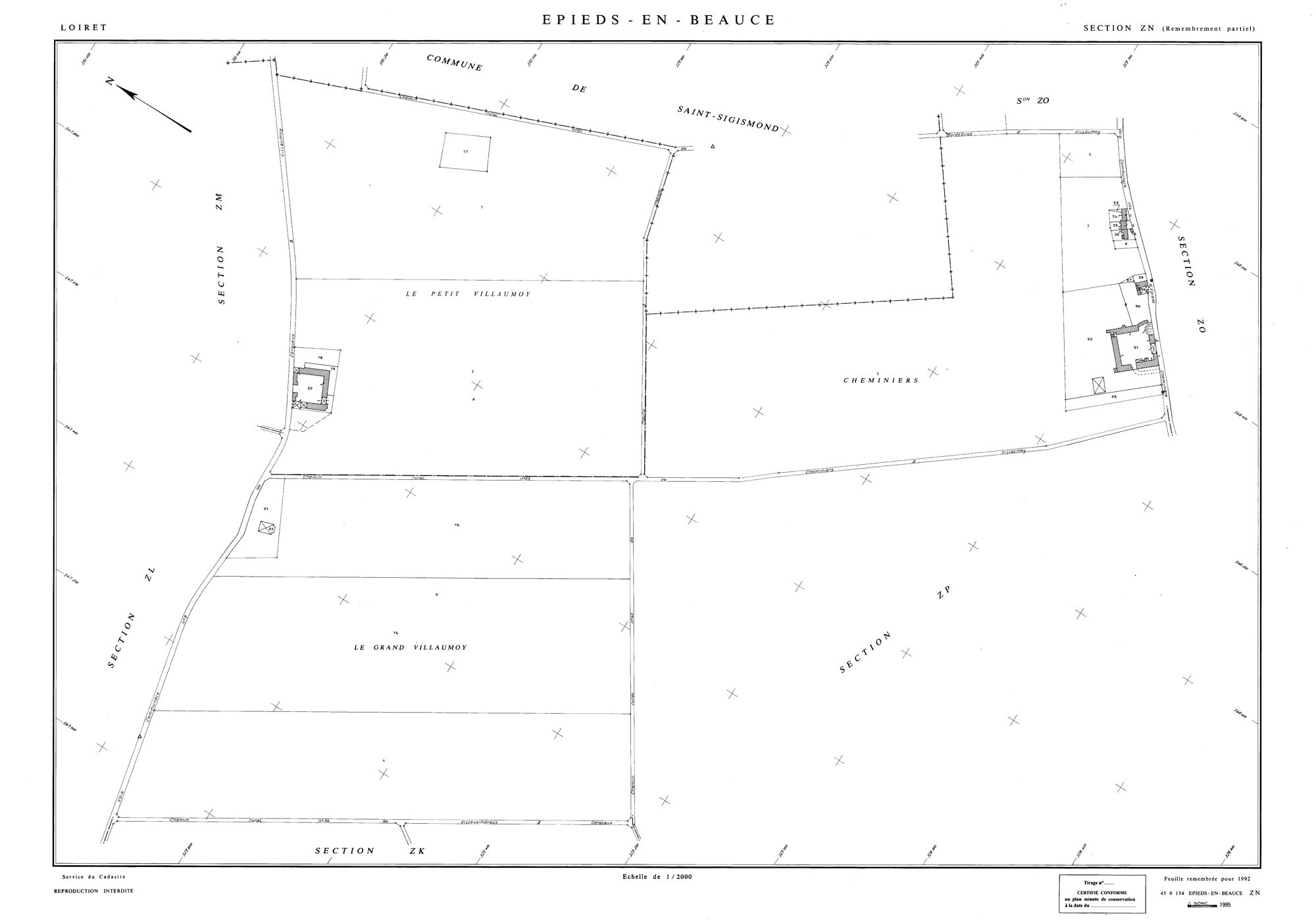 Epieds-en-Beauce - Sections