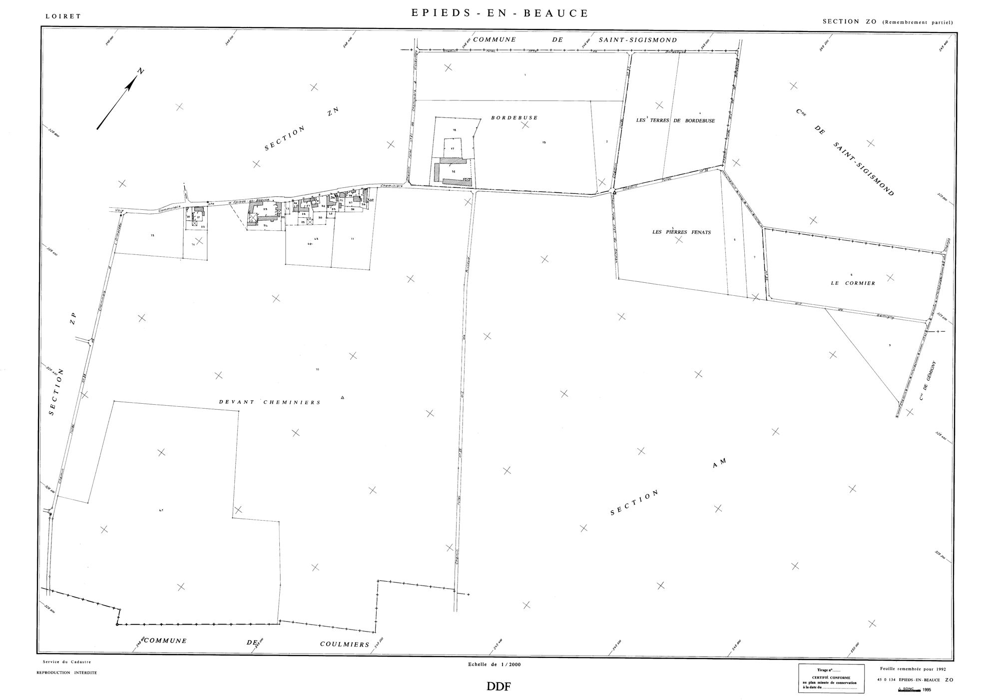 Epieds-en-Beauce - Sections