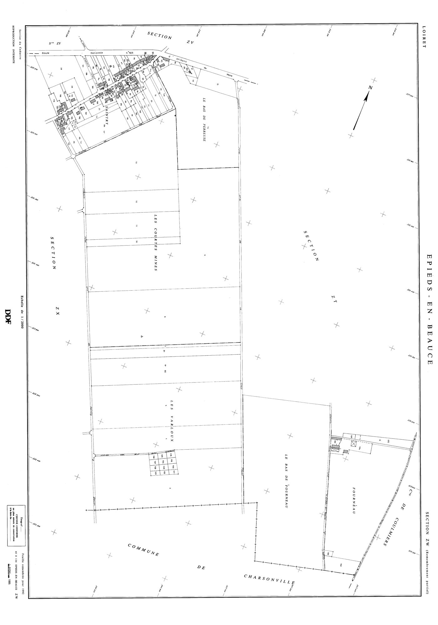 Epieds-en-Beauce - Sections