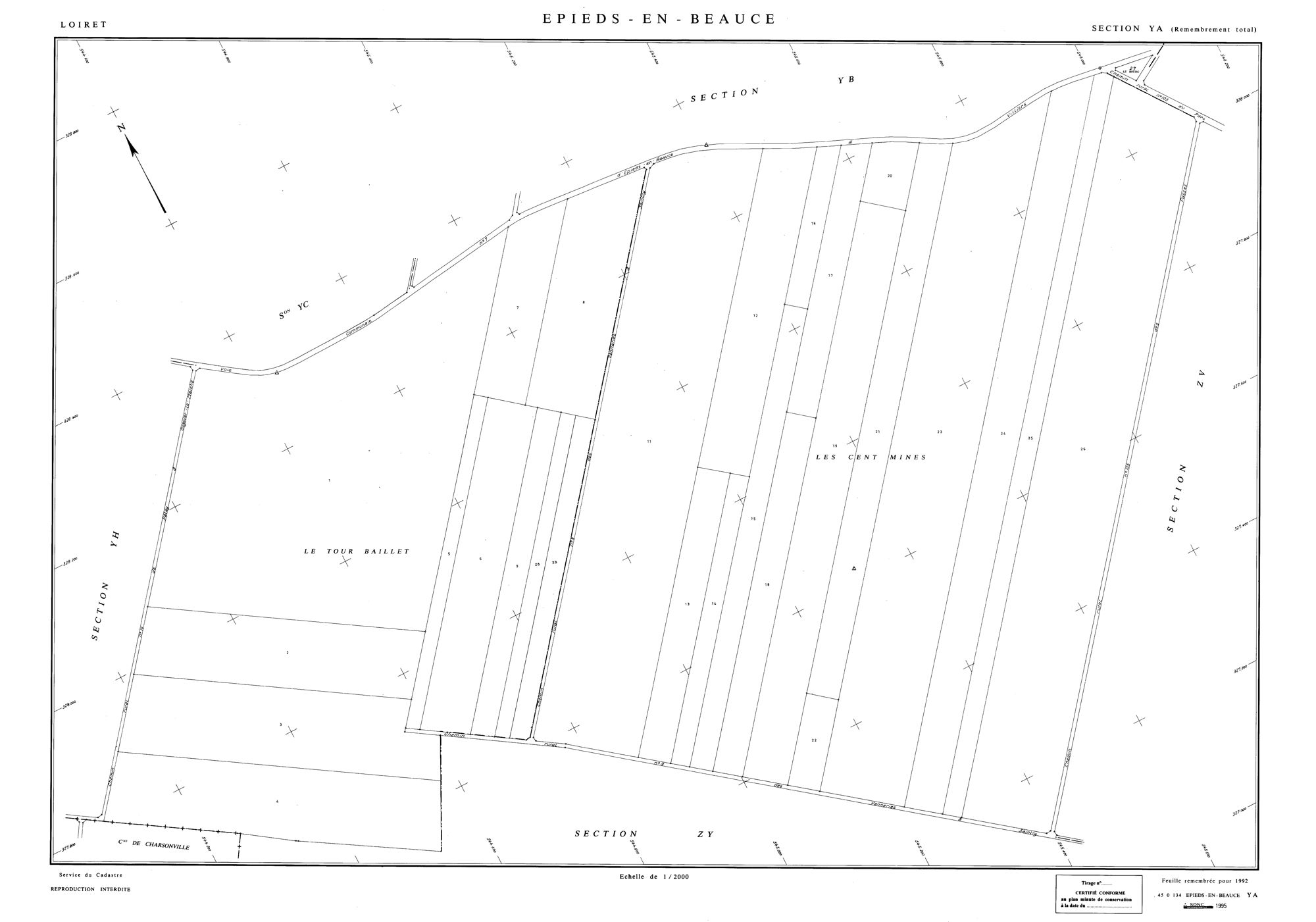Epieds-en-Beauce - Sections