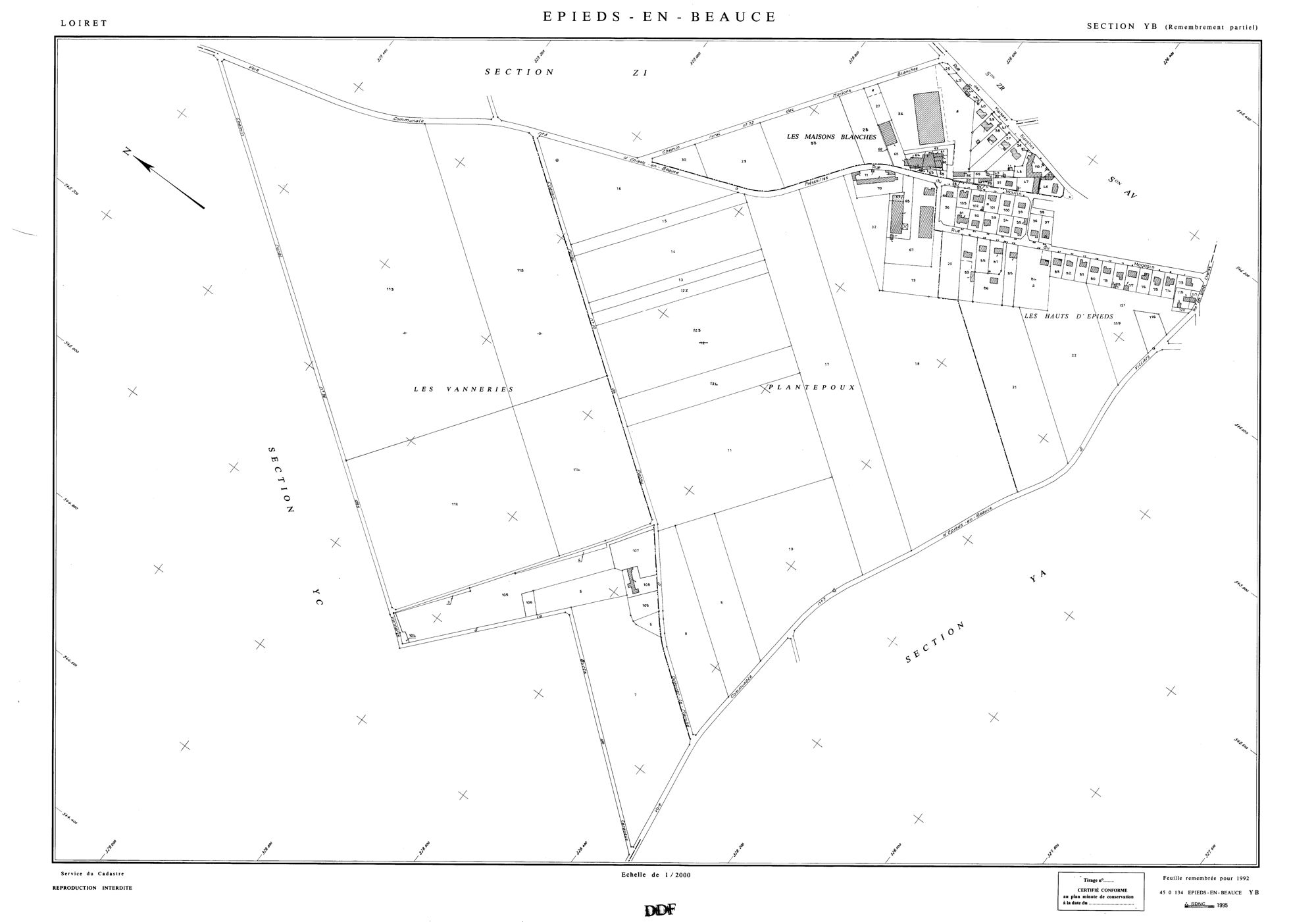 Epieds-en-Beauce - Sections