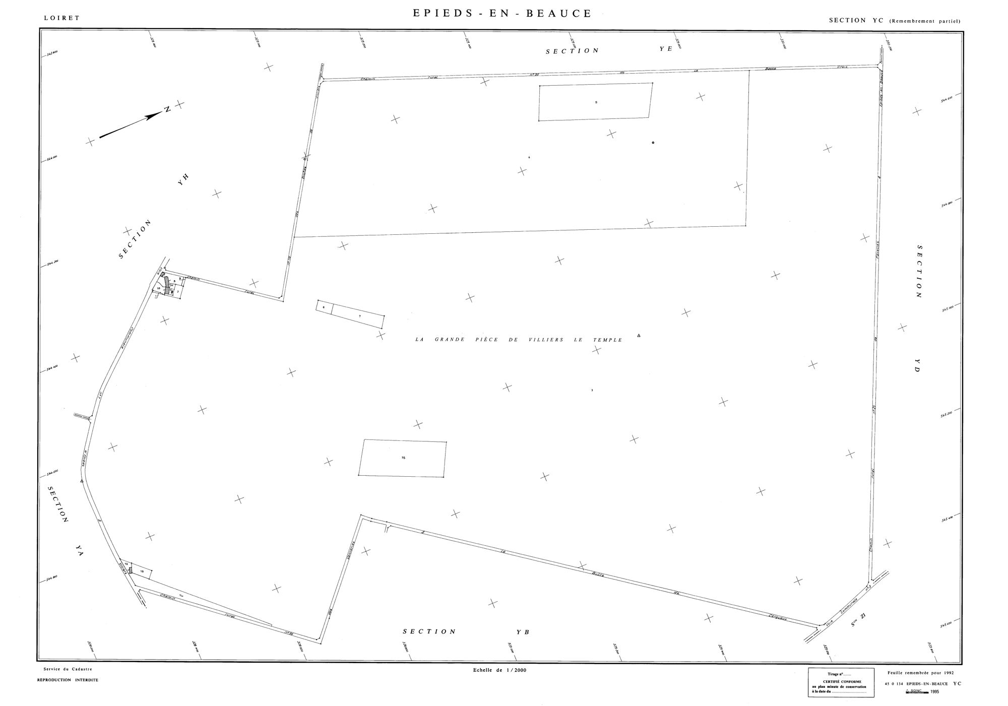 Epieds-en-Beauce - Sections