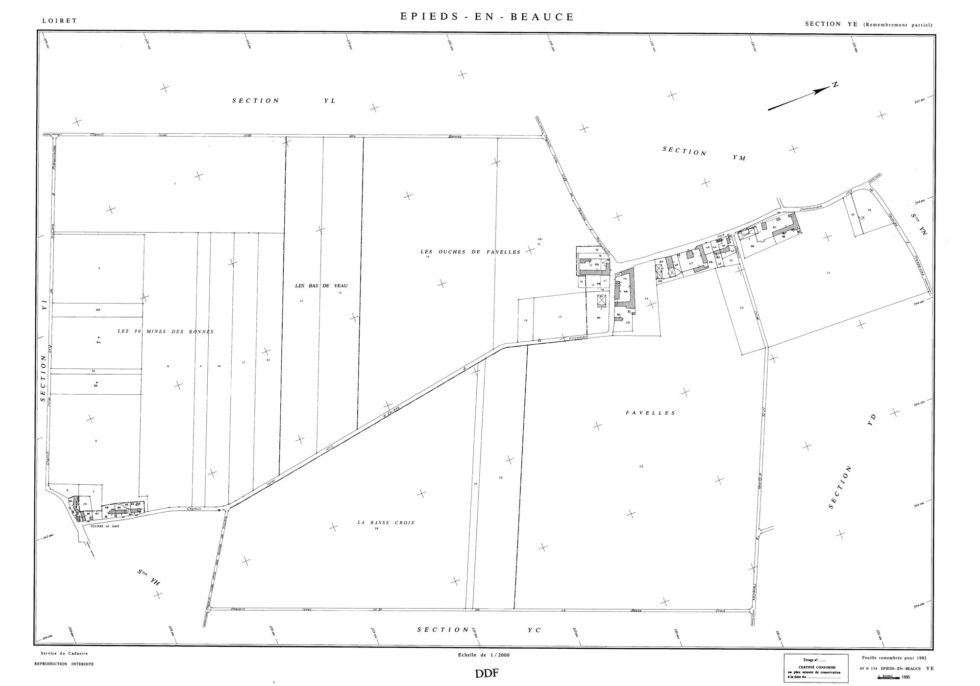 Epieds-en-Beauce - Sections