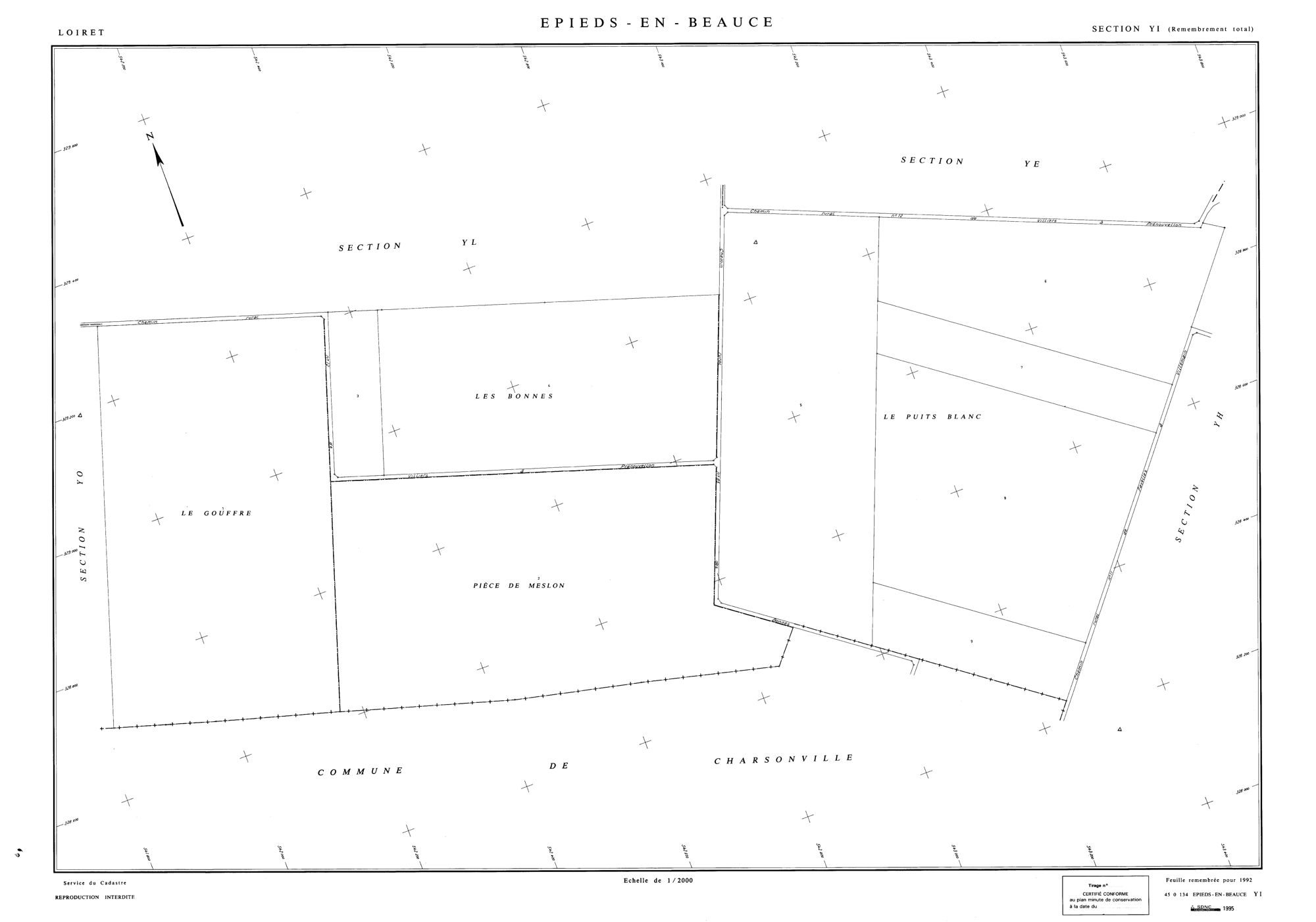 Epieds-en-Beauce - Sections