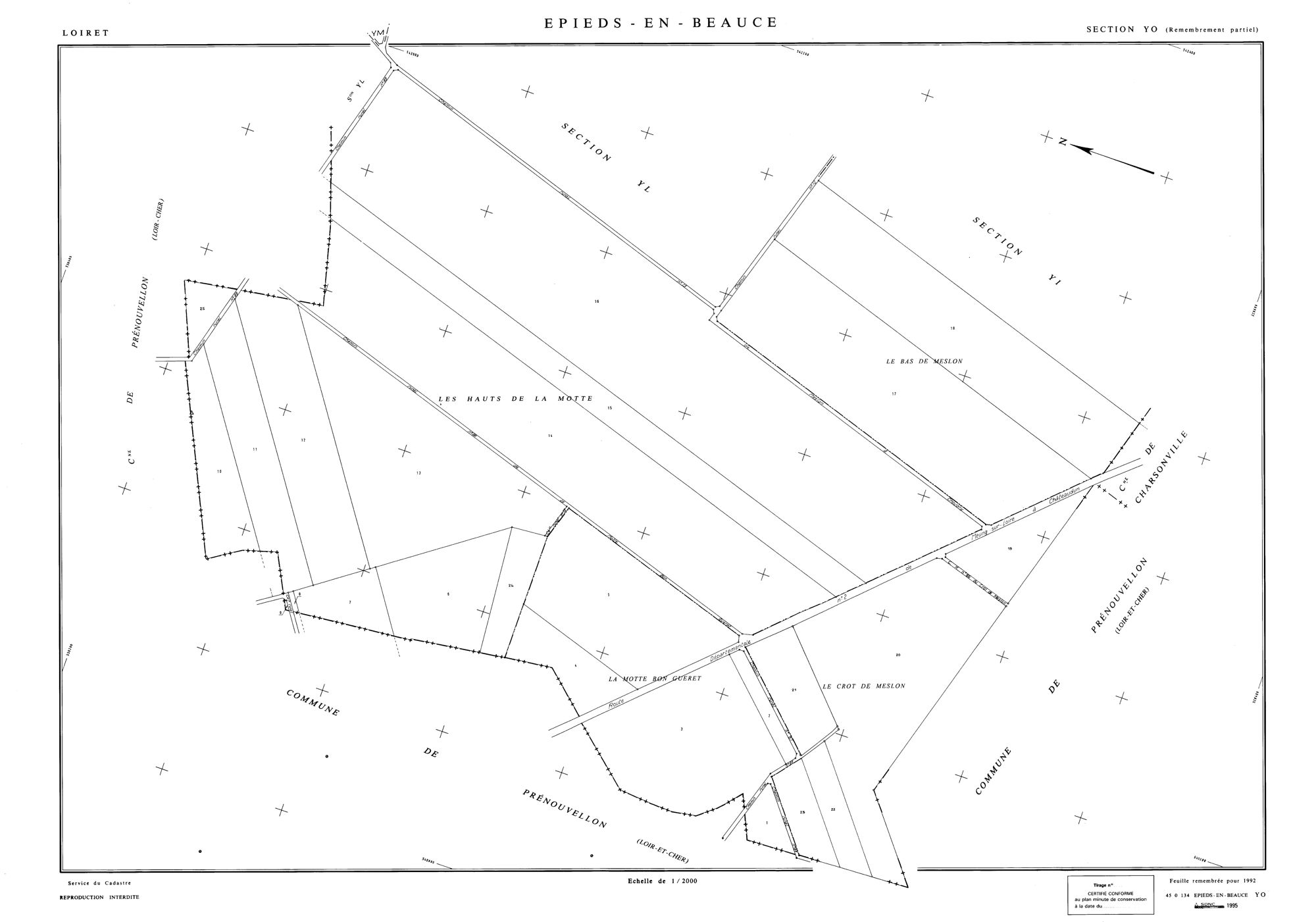 Epieds-en-Beauce - Sections