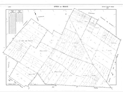 Epieds-en-Beauce - Sections