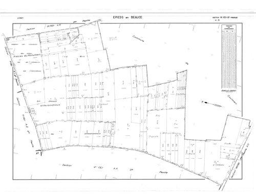 Epieds-en-Beauce - Sections