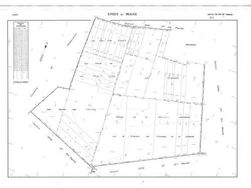 Epieds-en-Beauce - Sections
