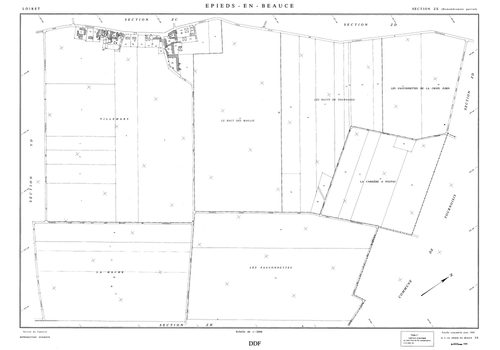 Epieds-en-Beauce - Sections