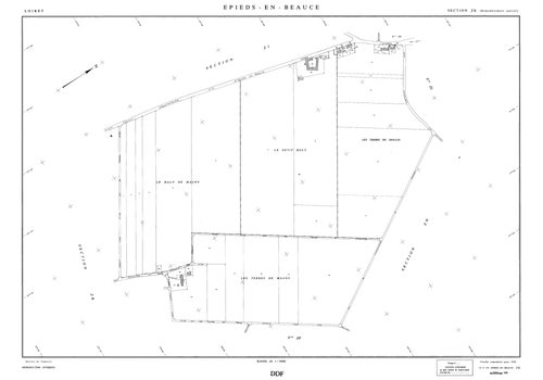 Epieds-en-Beauce - Sections