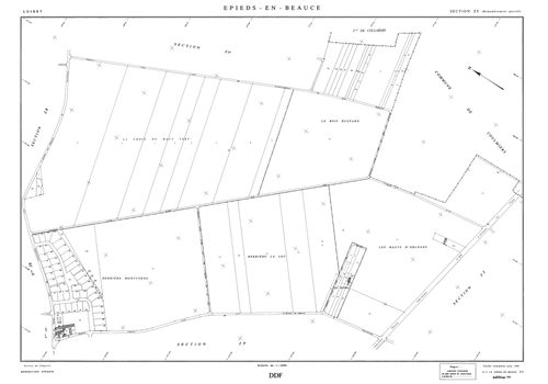 Epieds-en-Beauce - Sections