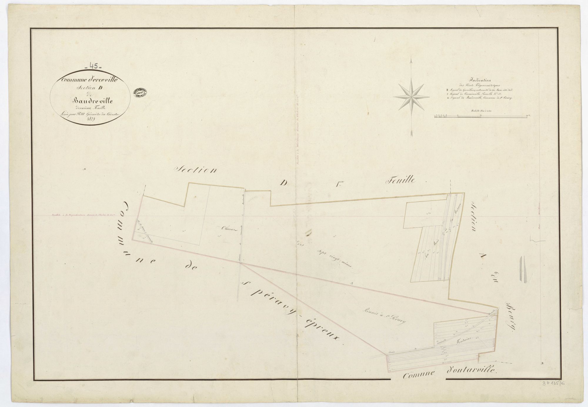 Erceville - Sections