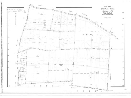 Erceville - Sections