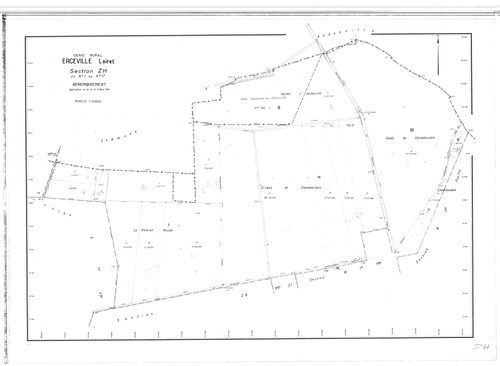Erceville - Sections