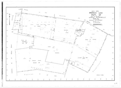 Erceville - Sections