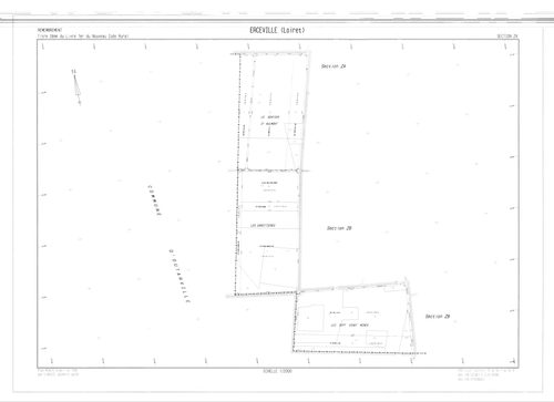 Erceville - Sections
