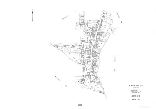 Erceville - Sections