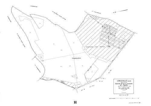 Erceville - Sections