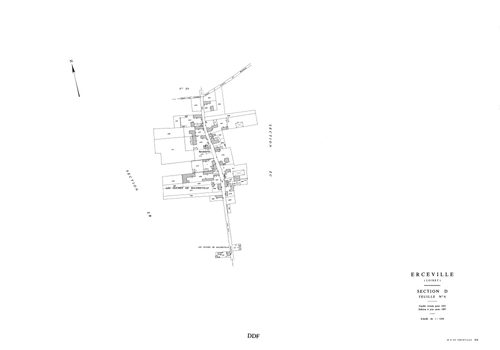 Erceville - Sections