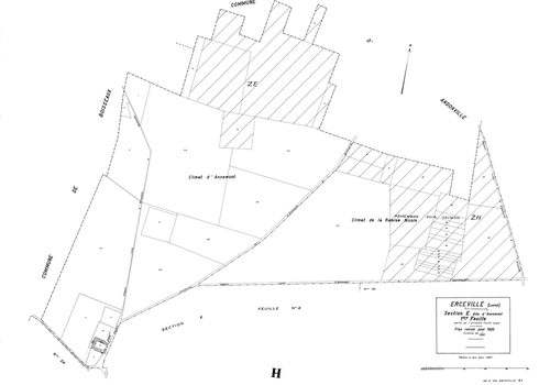 Erceville - Sections