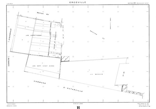 Erceville - Sections