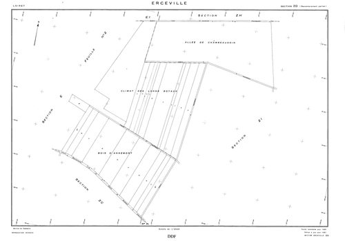 Erceville - Sections