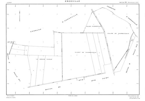 Erceville - Sections