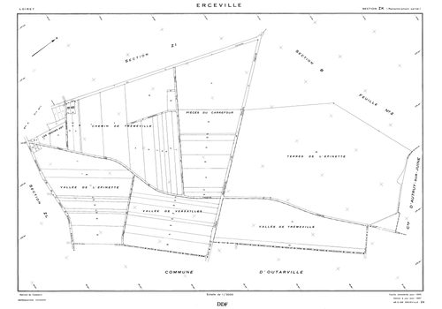 Erceville - Sections