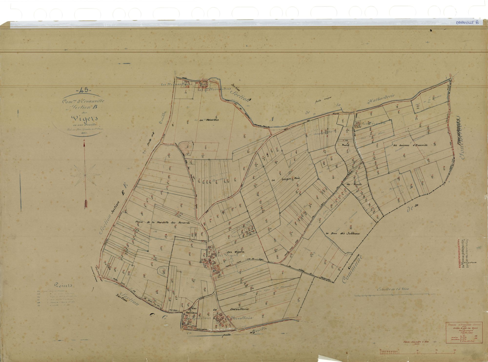 Ervauville - Sections