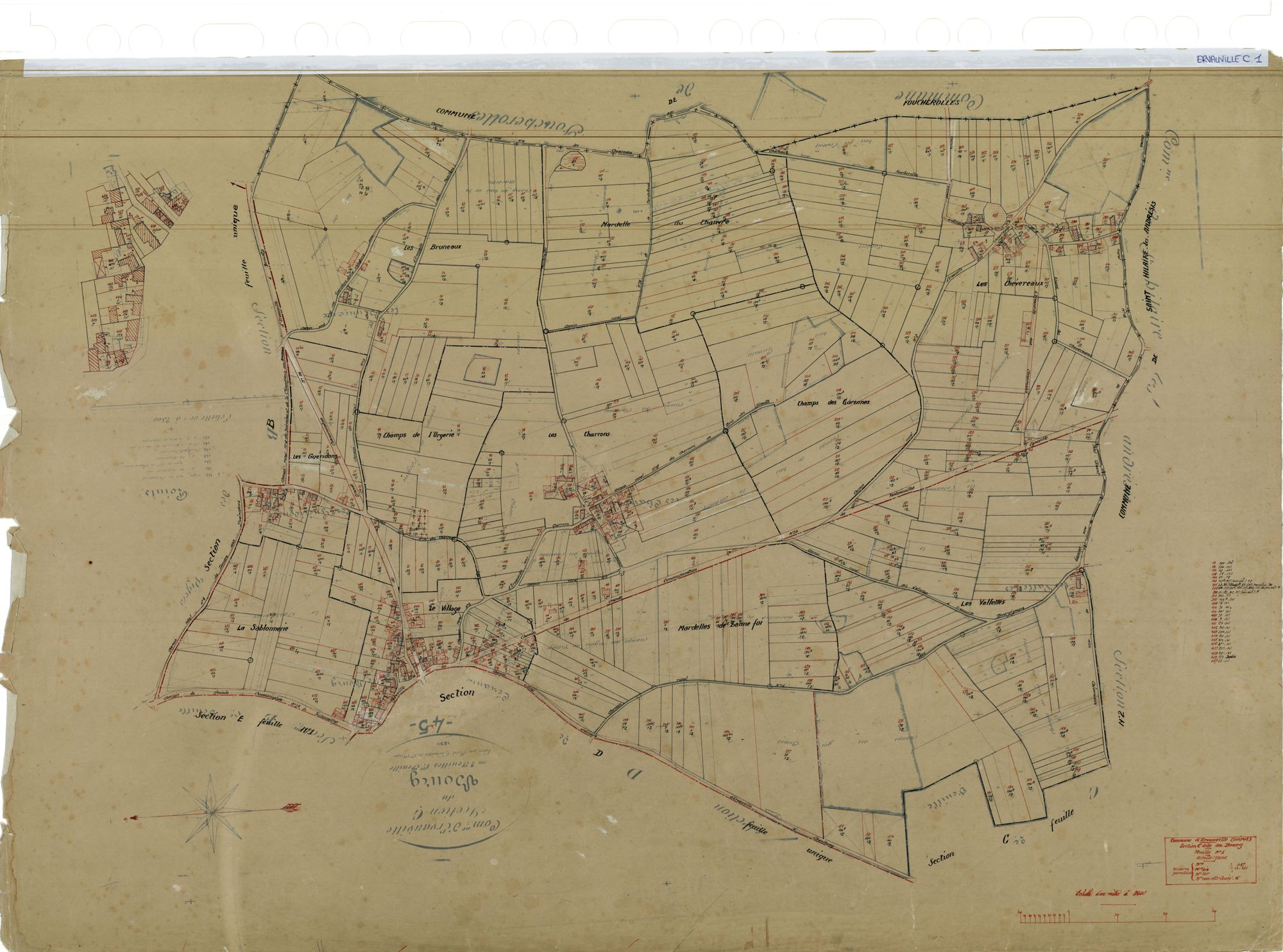 Ervauville - Sections