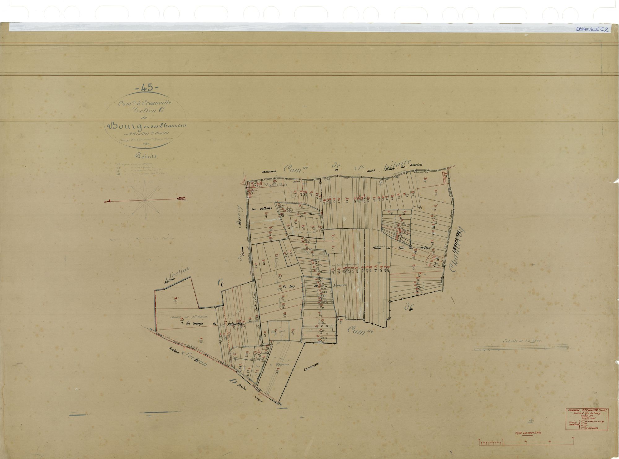 Ervauville - Sections
