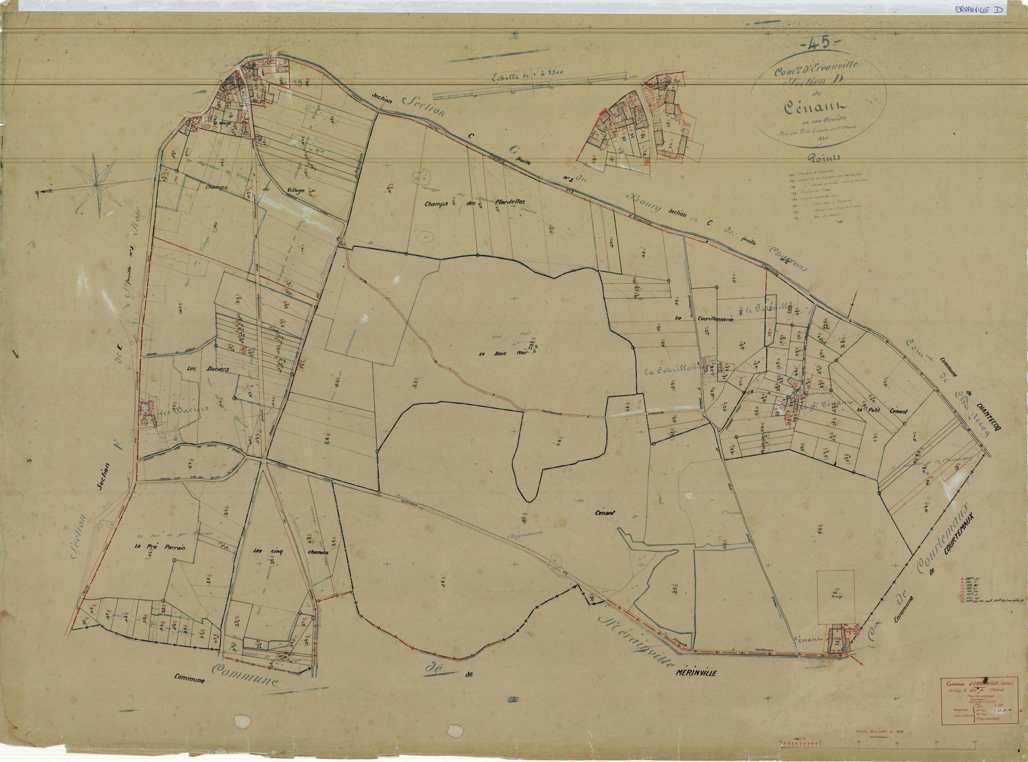 Ervauville - Sections
