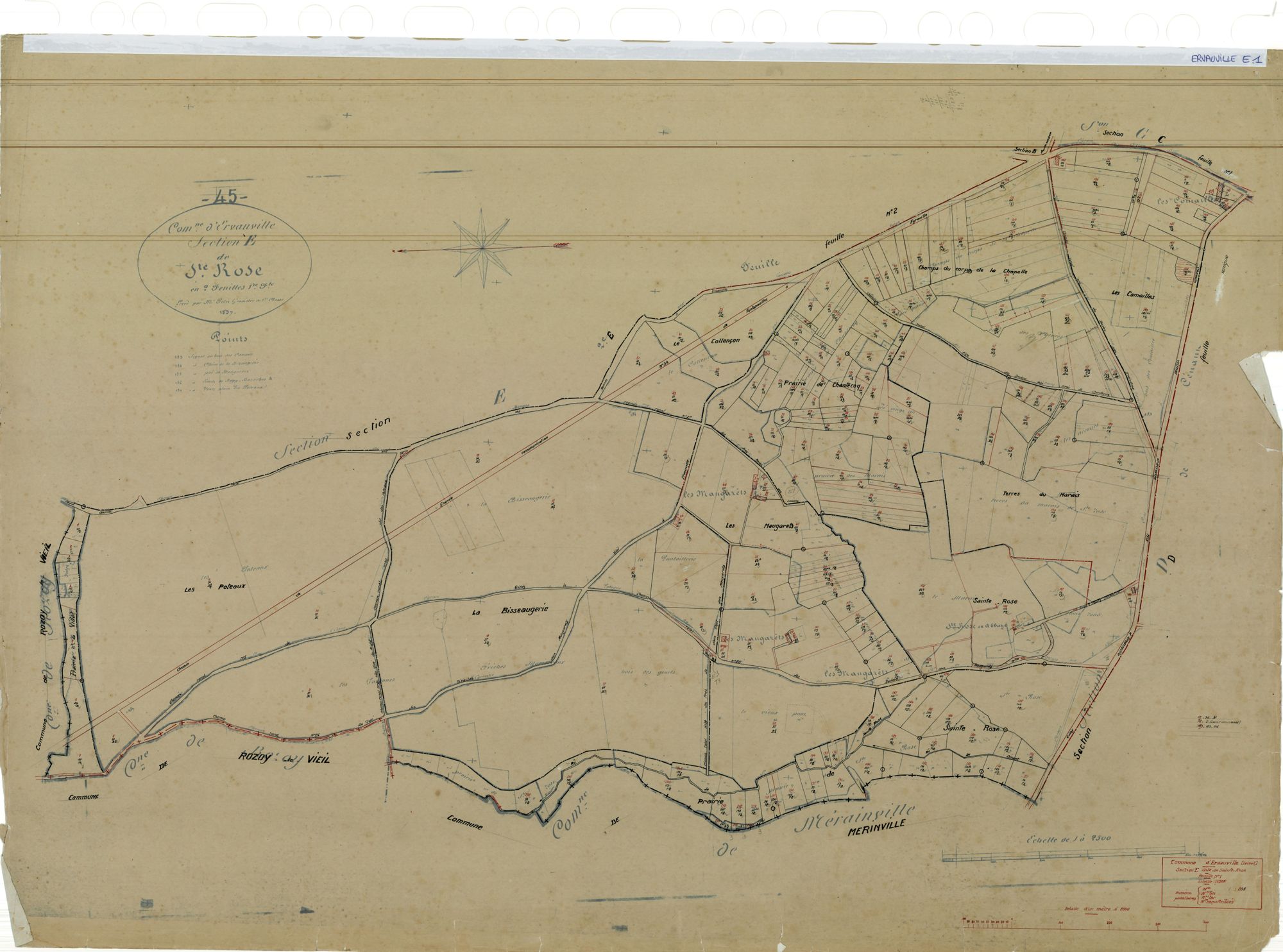 Ervauville - Sections
