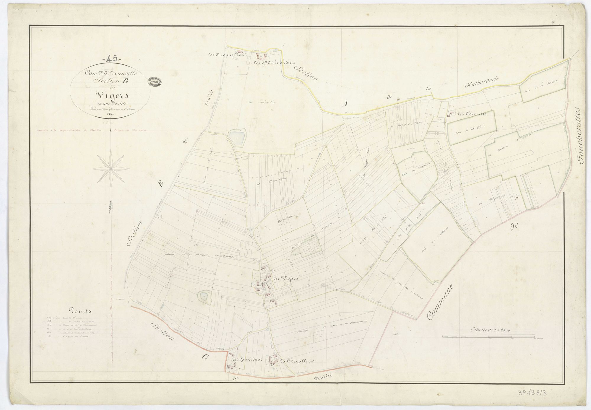 Ervauville - Sections