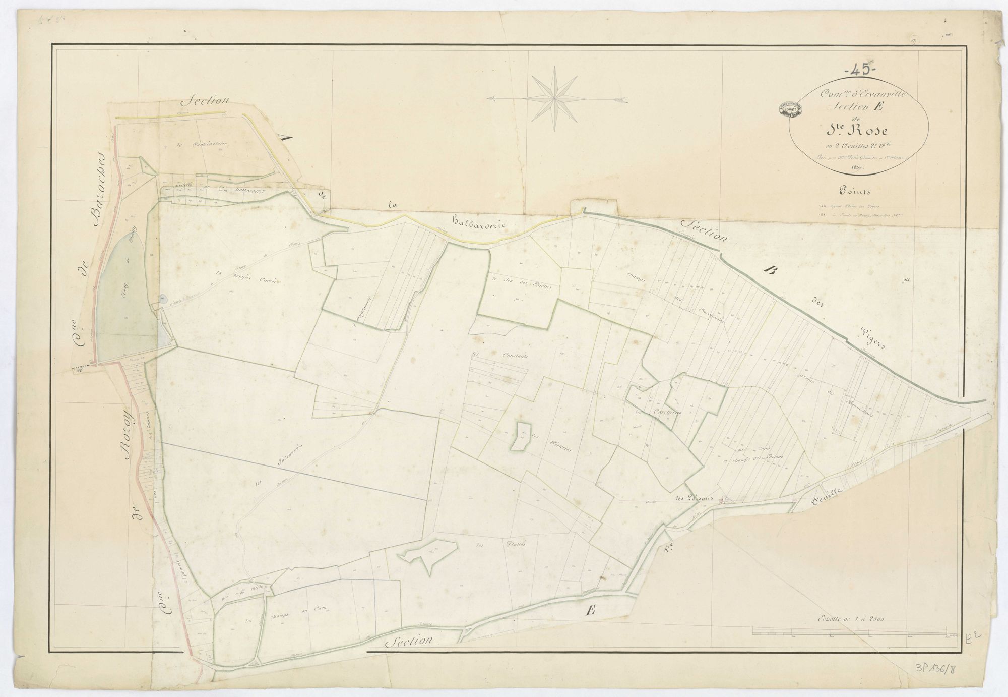 Ervauville - Sections
