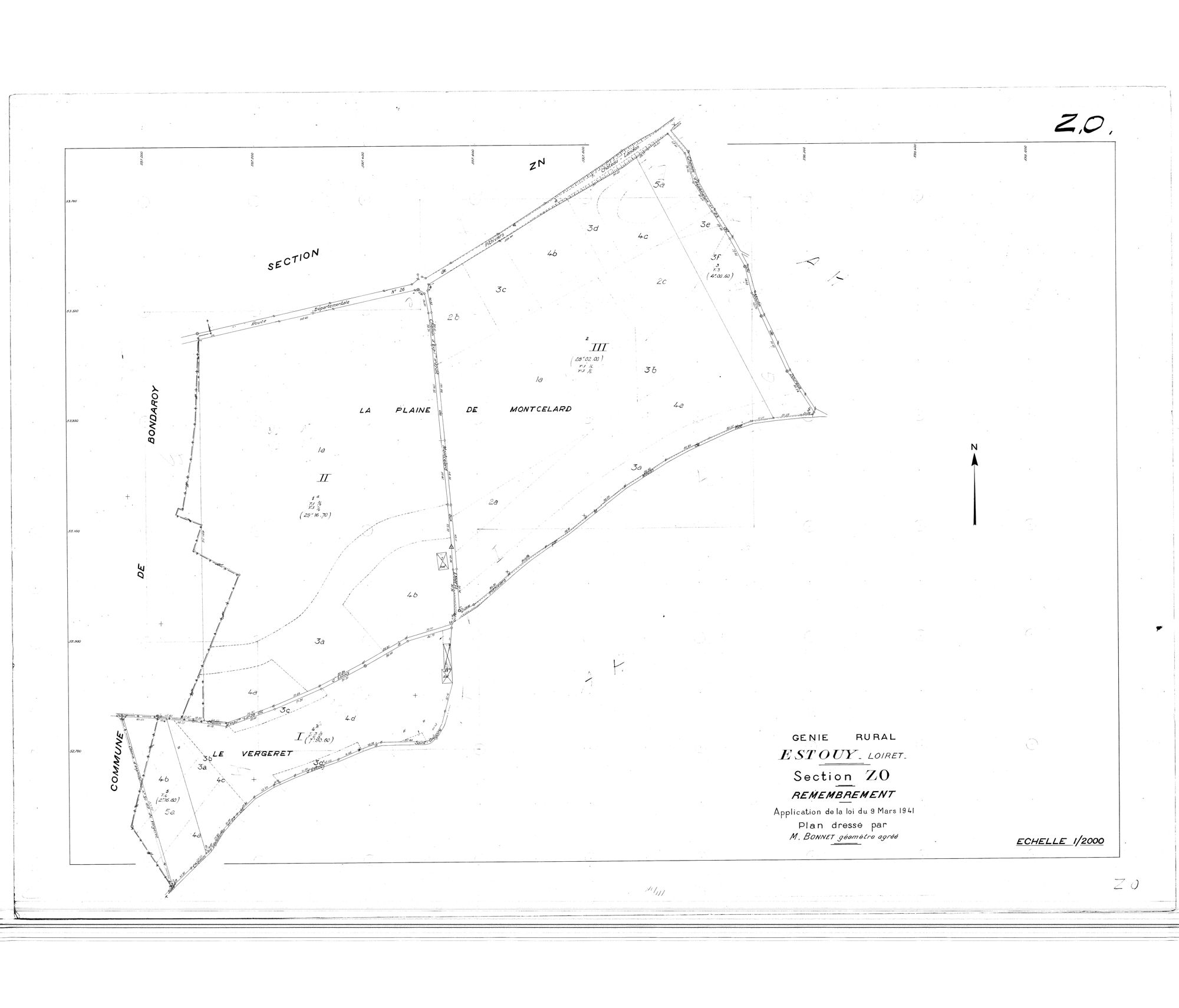 Estouy - Sections