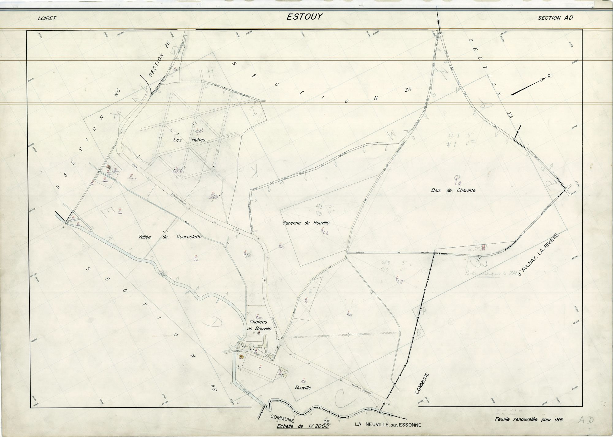 Estouy - Sections