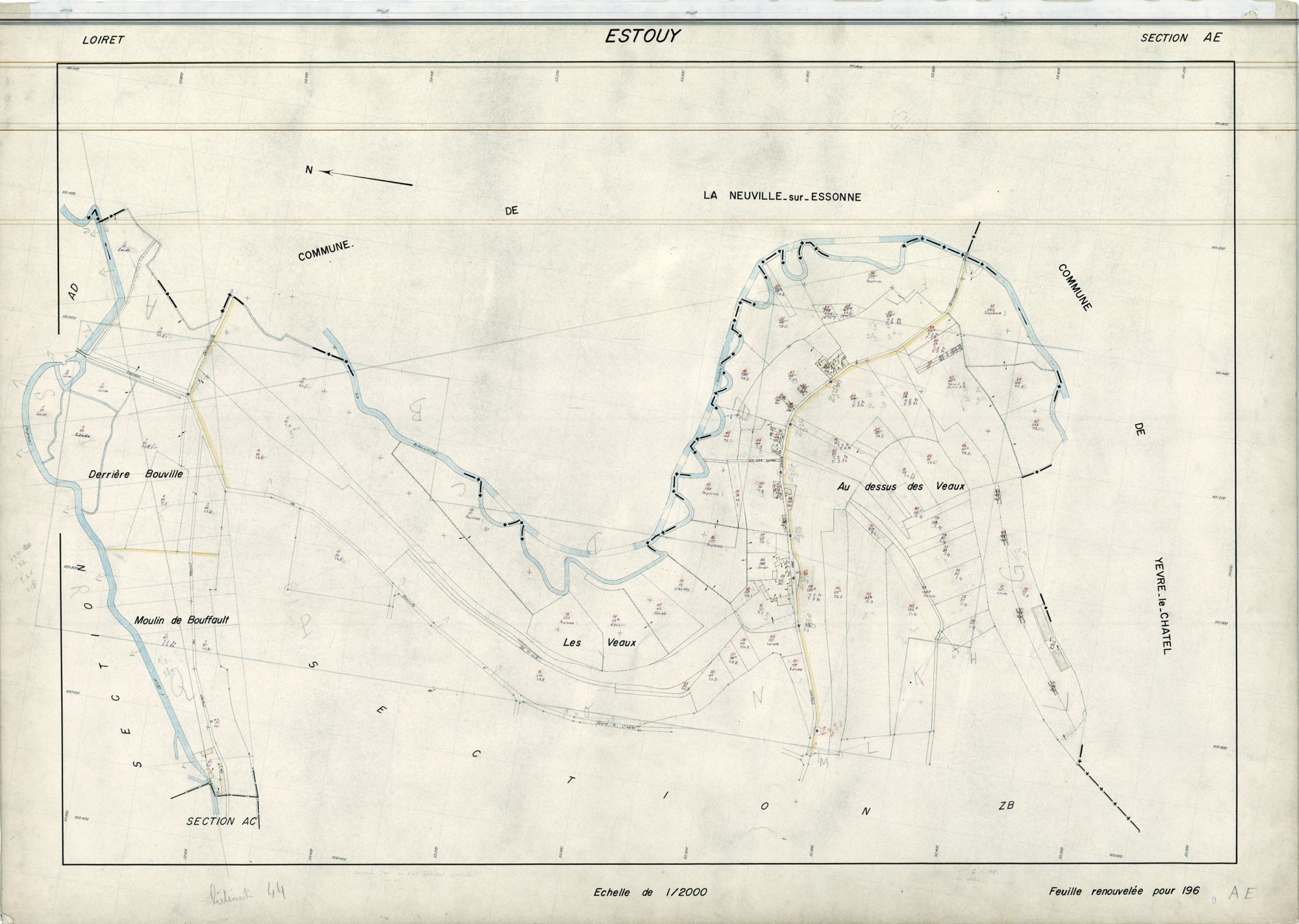 Estouy - Sections
