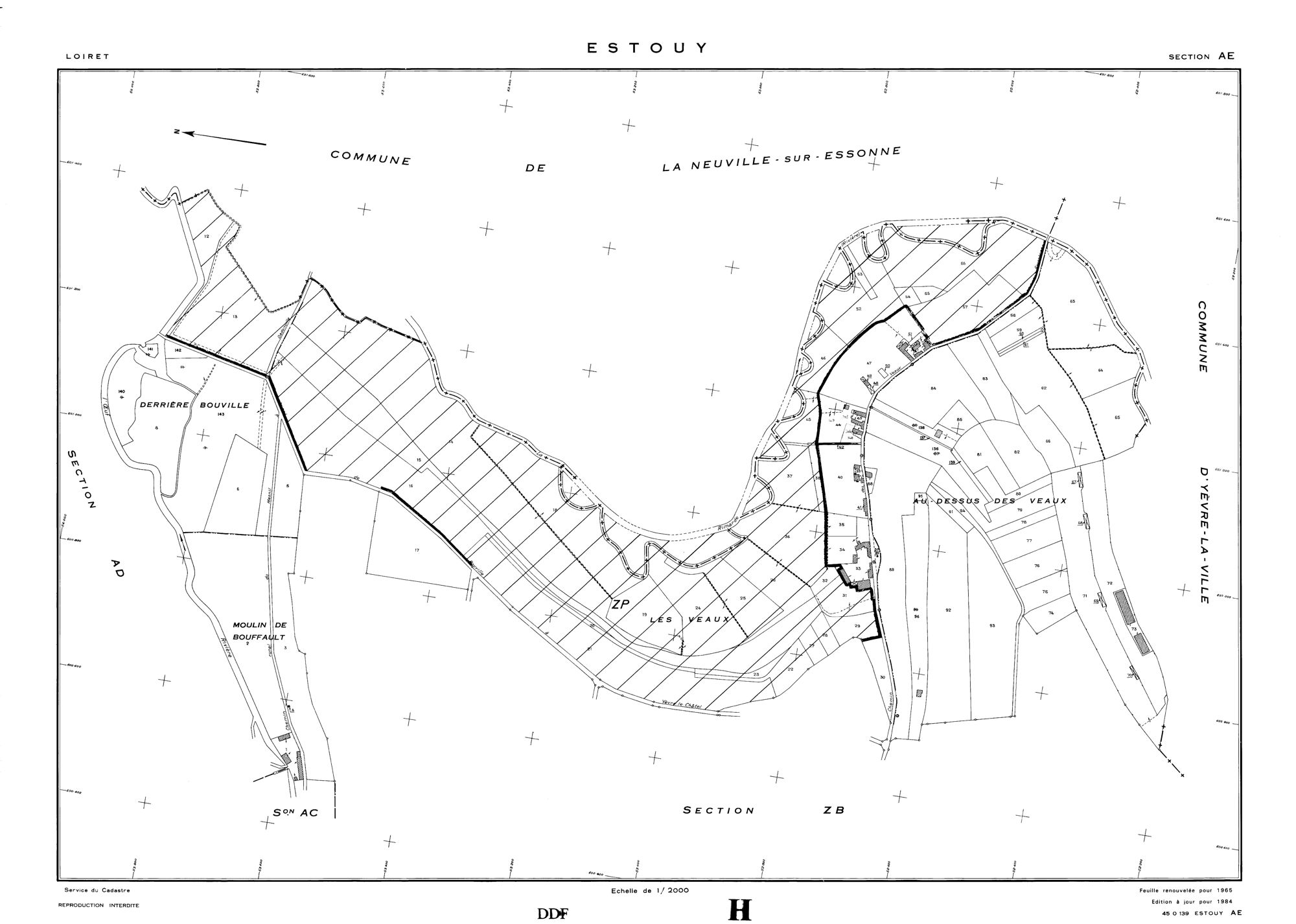 Estouy - Sections
