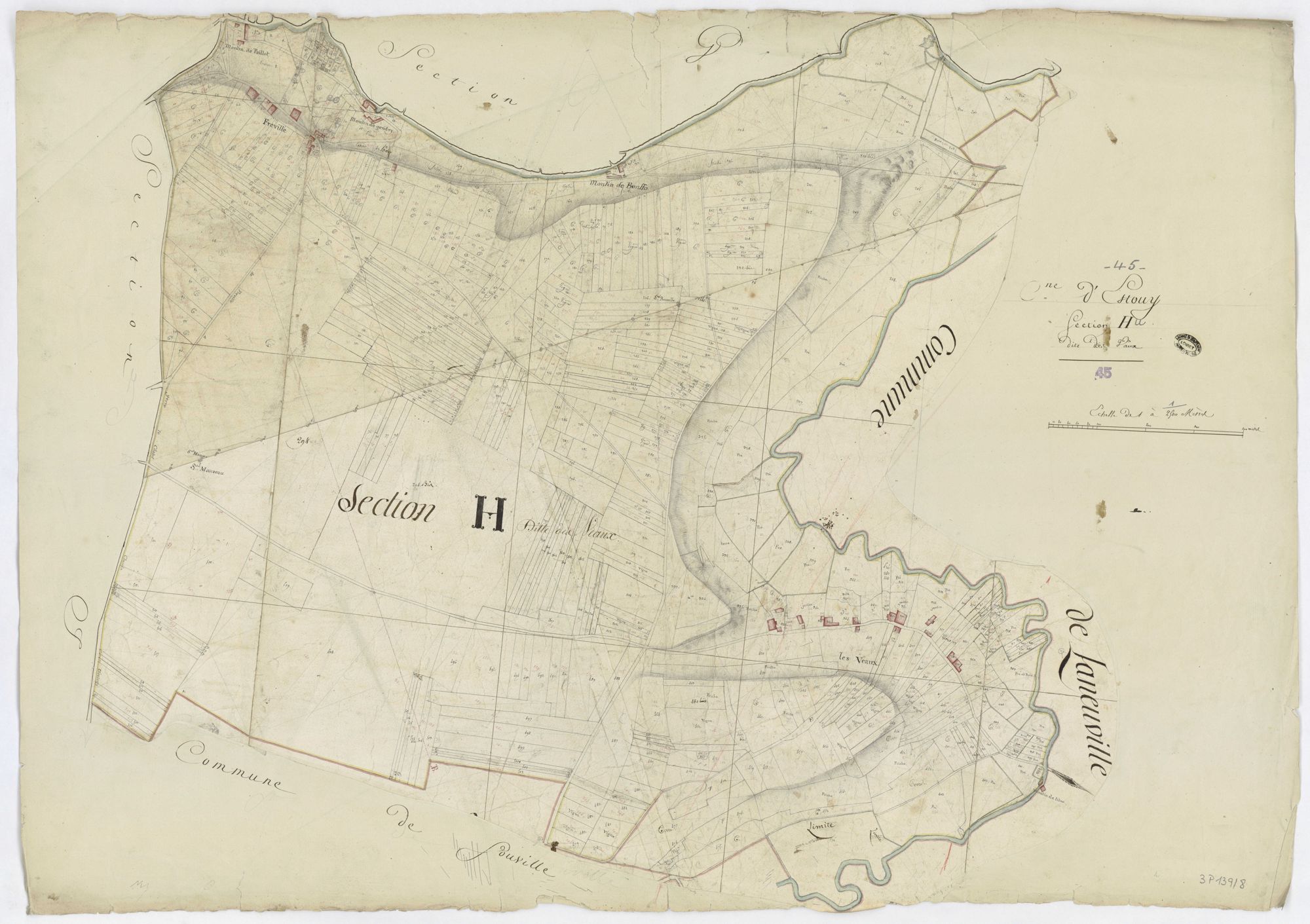 Estouy - Sections