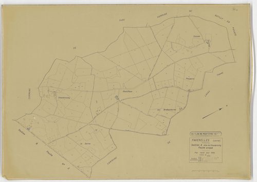 Faverelles - Sections