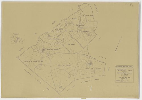 Faverelles - Sections