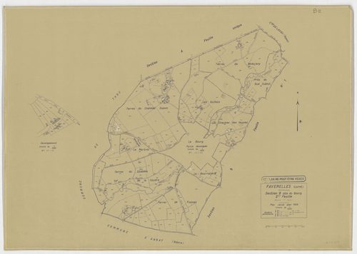 Faverelles - Sections