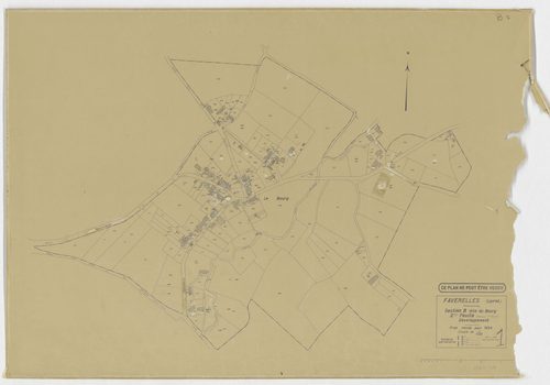 Faverelles - Sections