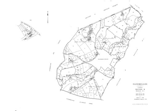 Faverelles - Sections