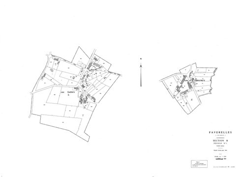 Faverelles - Sections